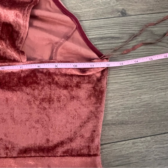 Free People Intimately | Crushed Velvet Mock Neck tank - Picture 9 of 9